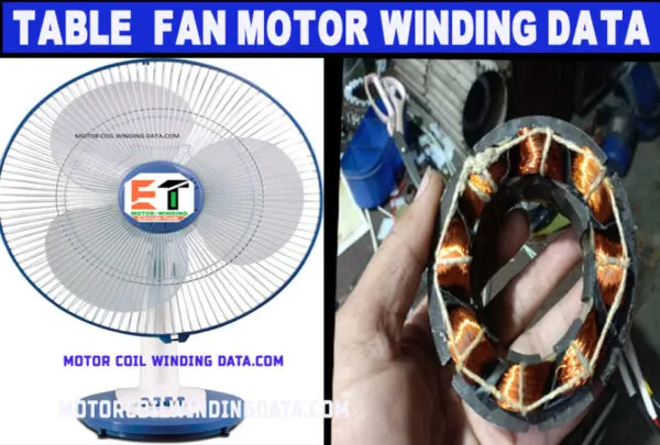 table fan winding