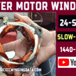 dryer motor winding data and connection