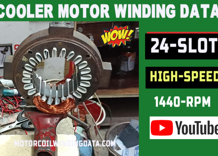 cooler motor winding in hindi-motorcoilwindingdata.com