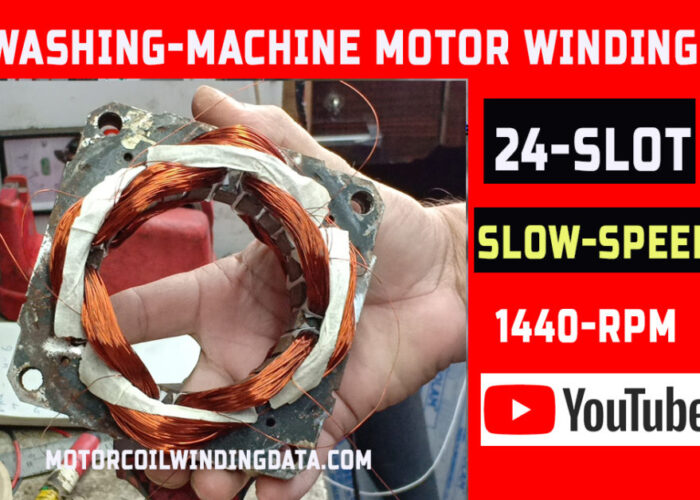 washing machine motor winding