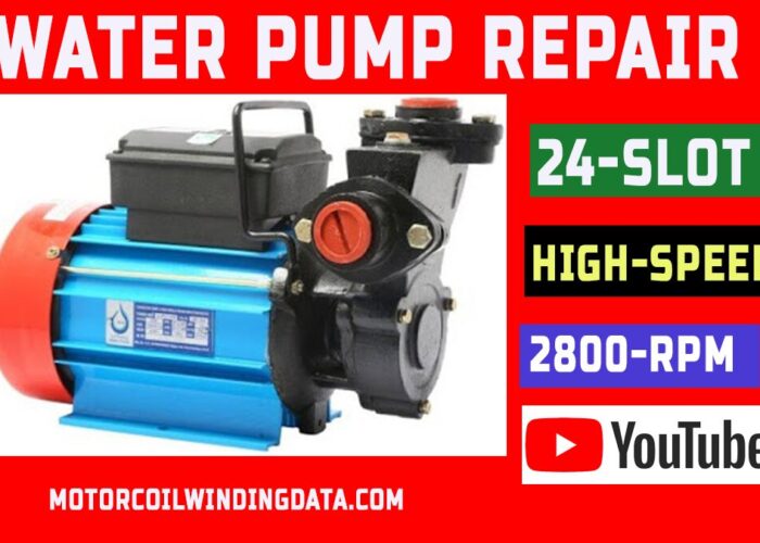 0.5 hp water pump repair