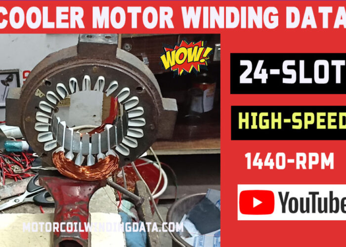 cooler motor winding data