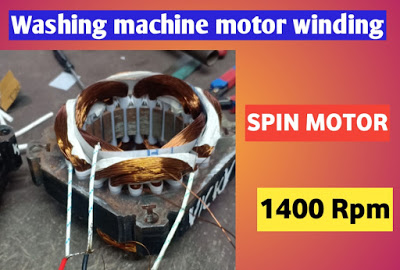 washing machine ki motor winding