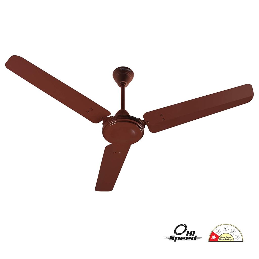 Best ceiling fan in india Crompton HS Plus 48-inch Power Saver High Speed Ceiling Fan (Brown)