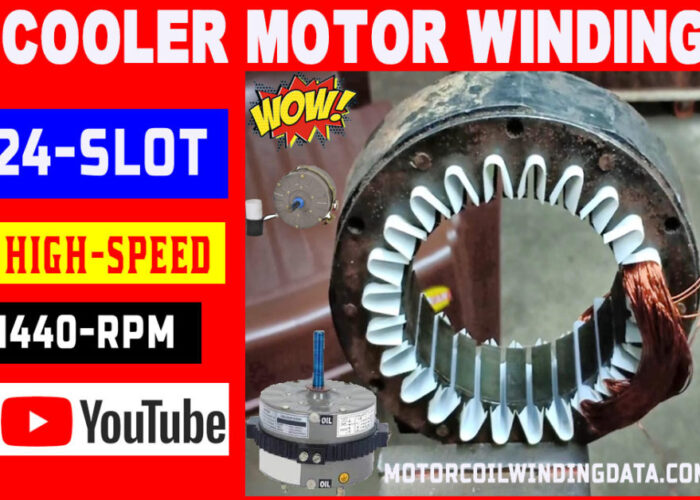 cooler motor winding