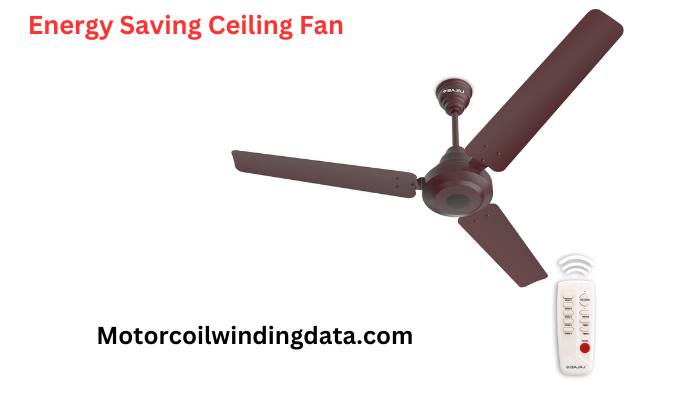 Bajaj Energos 1200mm BLDC Ceiling Fan|5-StarRated Energy Efficient Ceiling Fans With Remote Control.